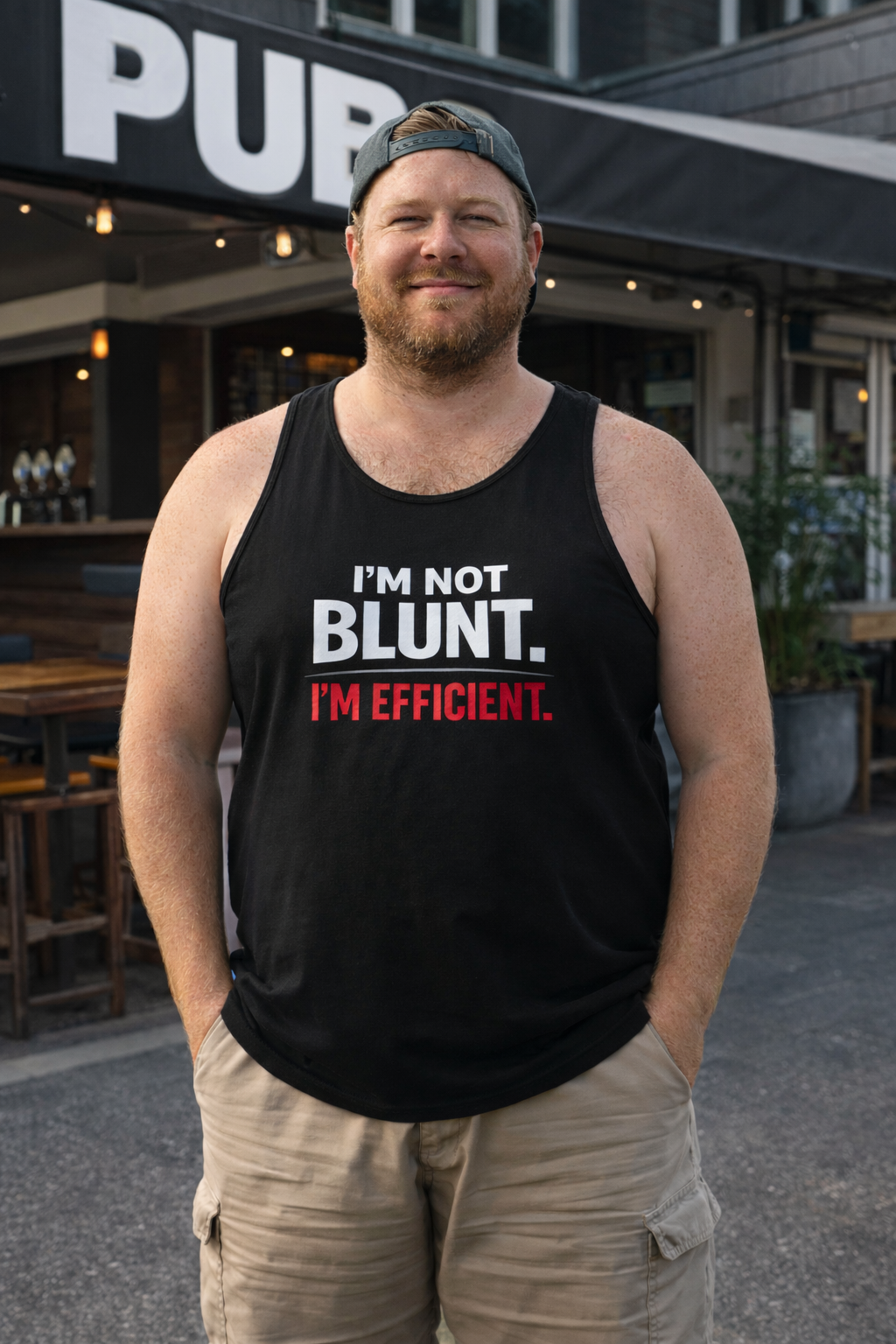 I'm Not Blunt. I'm Efficient. Tank Top